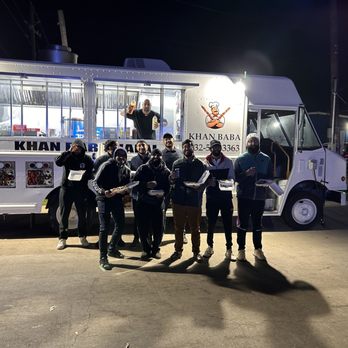 Khan Baba Halal - a group of people standing in front of a food truck - Food Trucks Near Me - Spring, Texas Khan Baba Halal - a group of people standing in front of a food truck - Food Trucks Near Me - Spring, Texas