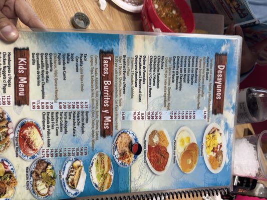 Menu photo 5 Restaurant Acapulco 3 Santa Ana, CA
