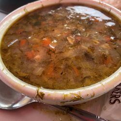 Johana's Restaurant - Chicken fennel soup bowl