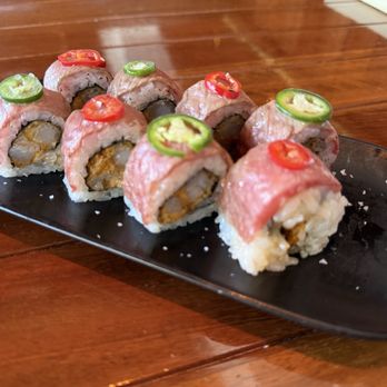Anchor Sushi Bar - A5 Miyazaki Roll - Sushi Bars Near Me - Dallas, Texas