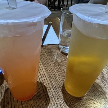 Chengdu Bistro - Rose blossom lemonade and iced lemon black tea - Szechuan Near Me - Chicago, Illinois