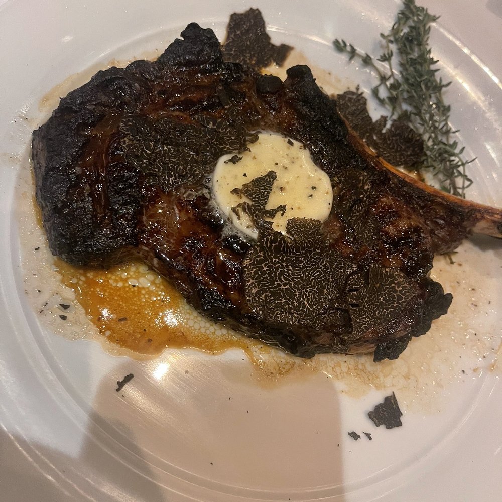 Roots Ocean Prime - Cowboy steak with truffles - Steakhouses Near Me - Princeton, New Jersey Roots Ocean Prime - Cowboy steak with truffles - Steakhouses Near Me - Princeton, New Jersey