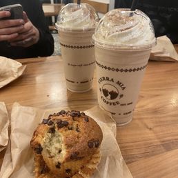 horchata frappe and muffin horchata frappe and muffin