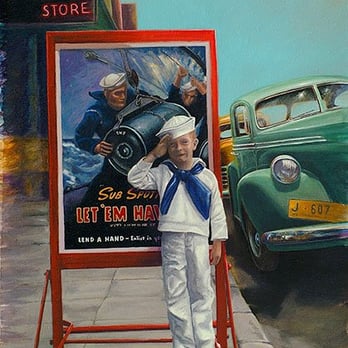Vanguard Gallery - Sailor Boy WWII by Daniel Vancas - Great collections of WWII propaganda art at the Vanguard Gallery. - Art Galleries Near Me - Carmel, California Vanguard Gallery - Sailor Boy WWII by Daniel Vancas - Great collections of WWII propaganda art at the Vanguard Gallery. - Art Galleries Near Me - Carmel, California