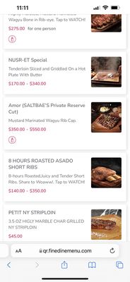 Nusr-Et Steakhouse Las Vegas by null