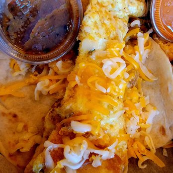 Torchy's Tacos - Classic Breakfast Taco #2 Potato, Egg, & Cheese - Tex-Mex Near Me - Rockwall, Texas Torchy's Tacos - Classic Breakfast Taco #2 Potato, Egg, & Cheese - Tex-Mex Near Me - Rockwall, Texas