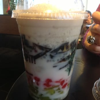 BAMBU - #9 with lotus, longan, grass jelly, red tapioca, and basil seed - Juice Bars & Smoothies Near Me - San Francisco, California