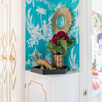Mike Z Design - Mike Z made this cabinet to hide an ugly plastic utlity cart. - Home Decor Near Me