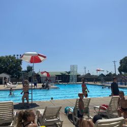 Alma Family Aquatic Park - Large Pool and Diving board.