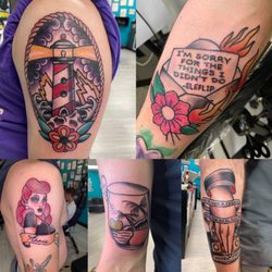 FMT Tattoo - Tattoos done by Erik Sarcony who focuses primarily on American Traditional style.