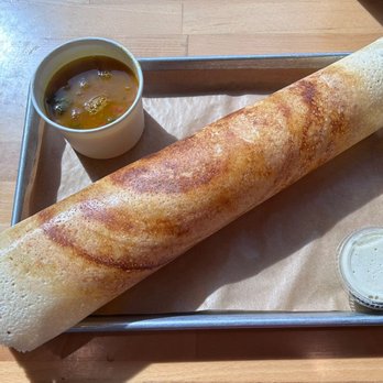 Ganesh Dosa - Plain Dosa with sambhar and chutney - Indian Near Me - Kailua, Hawaii Ganesh Dosa - Plain Dosa with sambhar and chutney - Indian Near Me - Kailua, Hawaii