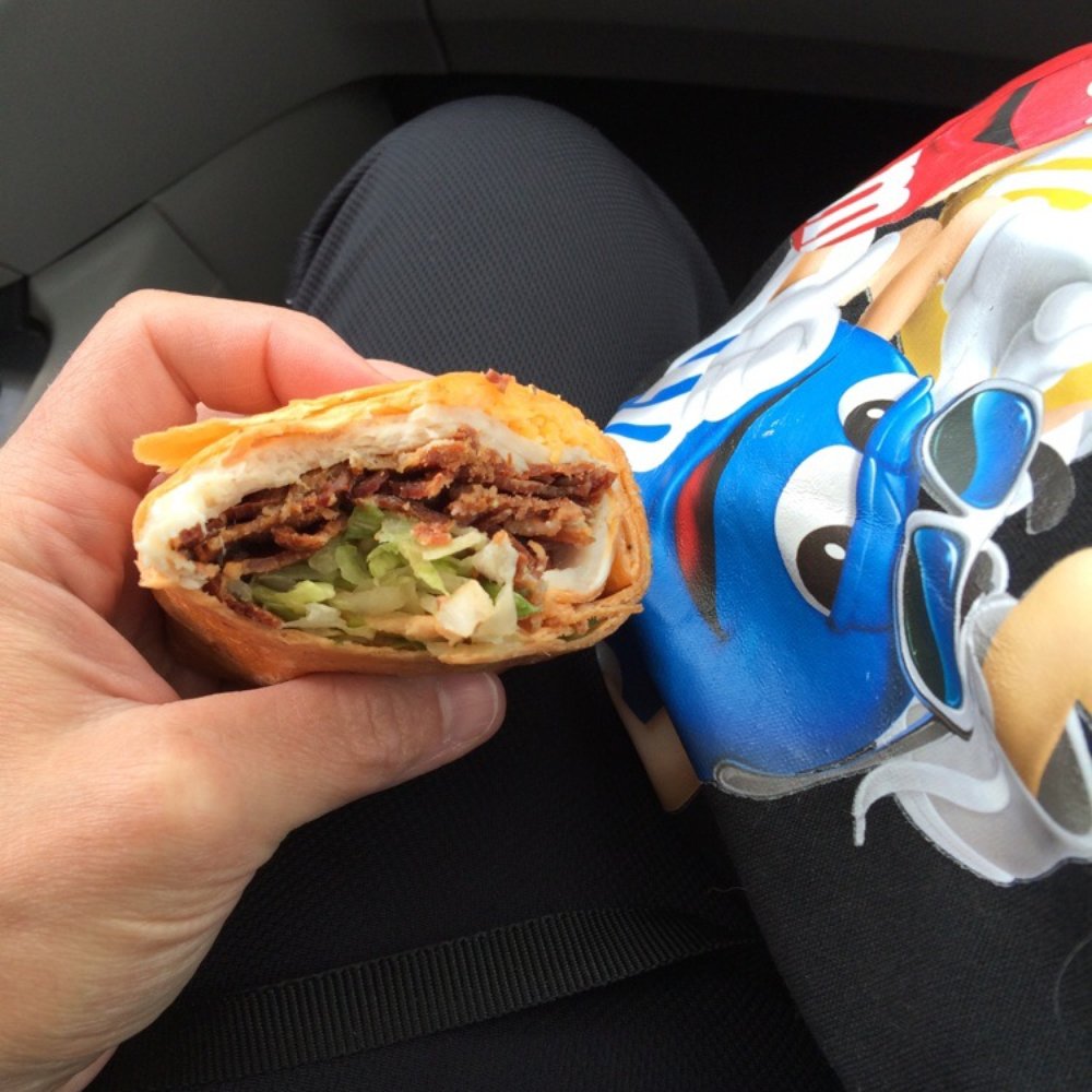 Why is this ALWAYS so (F)reaking Good?!? (Turkey Bacon cream cheese wrap) Why is this ALWAYS so (F)reaking Good?!? (Turkey Bacon cream cheese wrap)