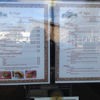 Al Aqsa - Menu - Mediterranean Near Me - Salem, Oregon