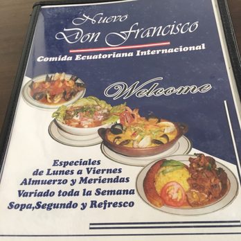 Nuevo Don Francisco - Menú - Latin American Near Me - Corona, New York Nuevo Don Francisco - Menú - Latin American Near Me - Corona, New York