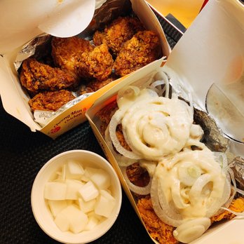 Choong Man Chicken - Soy garlic and snow onion chicken - Korean Near Me - Duluth, Georgia