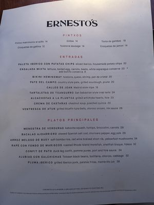 Menu photo 6 Ernesto’s New York, NY