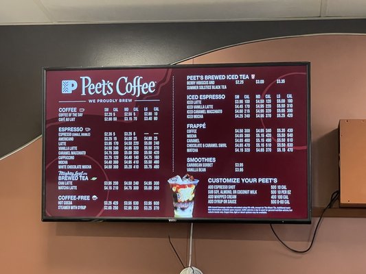Menu photo 1 Wired Internet Coffee Bar Merced, CA