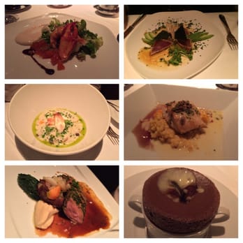 Gary Danko - Lobster salad, Seared Ahi, Risotto, seared bass, duck breast and chocolate soufflé - New American Near Me - San Francisco, California Gary Danko - Lobster salad, Seared Ahi, Risotto, seared bass, duck breast and chocolate soufflé - New American Near Me - San Francisco, California