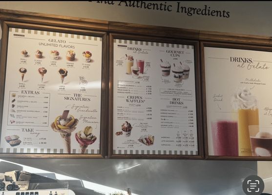 Menu photo 1 Amorino Gelato Roswell, GA Menu photo 1 Amorino Gelato Roswell, GA