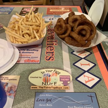 Riverside Lunch - Basket of French Fries & Onion Rings - Burgers Near Me - Charlottesville, Virginia Riverside Lunch - Basket of French Fries & Onion Rings - Burgers Near Me - Charlottesville, Virginia