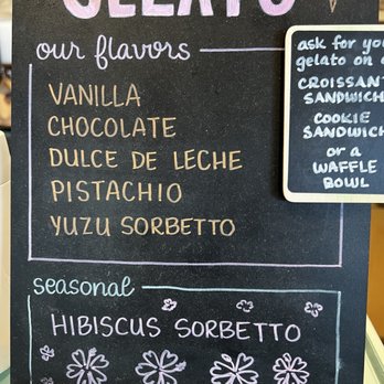 Kneads Bakeshop - Gelato menu - Bakeries Near Me - Baltimore, Maryland