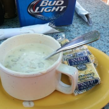 Pop's Sunset Grill - Chowder was amazing and generous serving. - Seafood Near Me - Nokomis, Florida