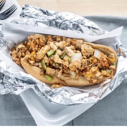 Amirs Kitchen - Salmon Cheesesteak!
