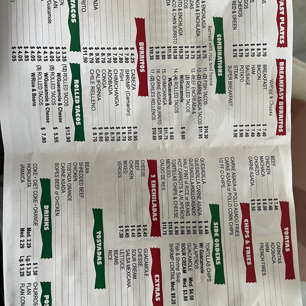 Menu Menu