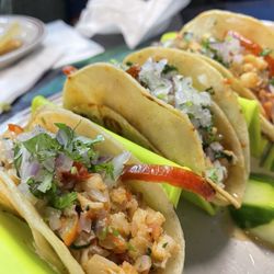 Oaxaca Mexican & Dominican Restaurant - Tacos de Pescado / Fish Tacos