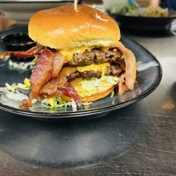 Walk-On's Sports Bistreaux - Bossier Restaurant - Double Bacon Cheeseburger