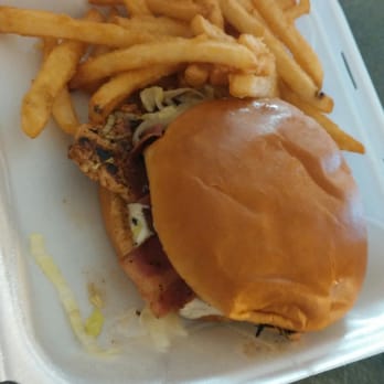 Sandwich King - $8 chicken BLT with cheese fries(they forgot the cheese) - Sandwiches Near Me - Mounds View, Minnesota