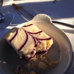 Boysenberry cheesecake