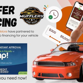 Mufflers & More - Fix Now. Pay Later. Drive Happy. At Mufflers and More, your nearby muffler shop, we offer fast service + SNAP - Auto Customization Near Me - Mesa, Arizona Mufflers & More - Fix Now. Pay Later. Drive Happy. At Mufflers and More, your nearby muffler shop, we offer fast service + SNAP - Auto Customization Near Me - Mesa, Arizona