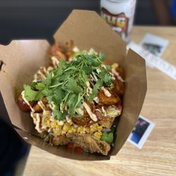 Pok Cha’s Egg Rolls - Chicken bulgogi nachos