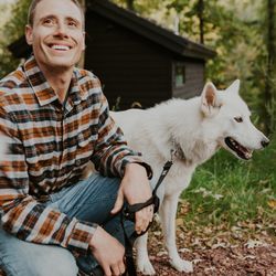 Cuyuna Cove - Chris and Vuk at Cuyuna Cove