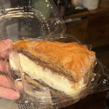 Omonia Cafe - Baklava Cheesecake - Cafes Near Me - New York, New York