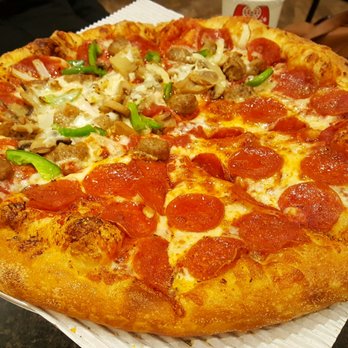 Marco's Pizza - Half deluxe uno, half pepperoni - Pizza Near Me - Lakeland, Tennessee Marco's Pizza - Half deluxe uno, half pepperoni - Pizza Near Me - Lakeland, Tennessee