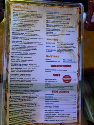 Menu photo 6 Luau Larry's Avalon, CA