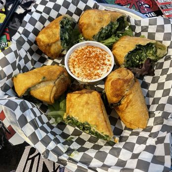 Black Market Bar & Grill - Spinach rolls - Bars Near Me - Birmingham, Alabama Black Market Bar & Grill - Spinach rolls - Bars Near Me - Birmingham, Alabama