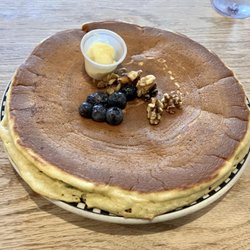The Village Deli - Pancake w/ blueberries & walnuts (more inside!)