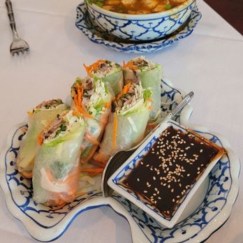Addie's Thai House - Summer rolls with roasted duck - Thai Near Me - Chesterfield, Missouri