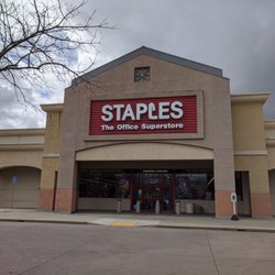 Staples - Store front.