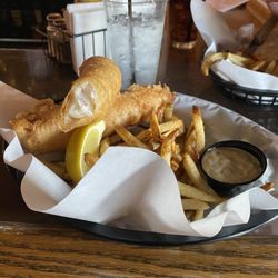 Odde’s Music Grill - Gluten free fish and chips