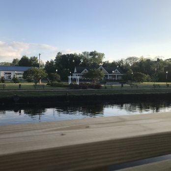 Abbott's on Broad Creek - Our view from our table on the deck - New American Near Me - Laurel, Delaware Abbott's on Broad Creek - Our view from our table on the deck - New American Near Me - Laurel, Delaware