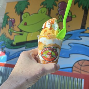 Jeremiah's Italian Ice - Spiced Mango Flavorite - Desserts Near Me - Melbourne, Florida Jeremiah's Italian Ice - Spiced Mango Flavorite - Desserts Near Me - Melbourne, Florida