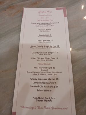 Menu photo 1 Dorothy's Downtown Jacksonville, FL Menu photo 1 Dorothy's Downtown Jacksonville, FL