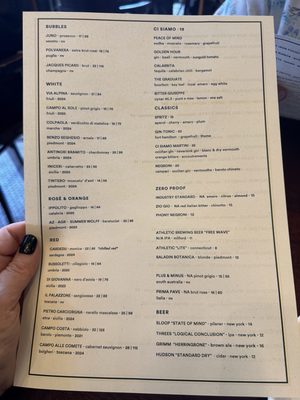 Menu photo 6 Ci Siamo New York, NY