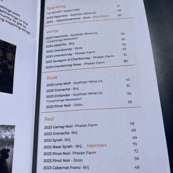 Parr - April 12, 2025 - Additional wines for sale. - Wine Tasting Room Near Me - Cambria, California