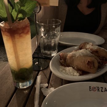Forza Storico - Squash Blossoms and queen drink - Italian Near Me - Atlanta, Georgia
