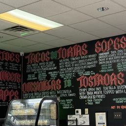 Menu board